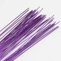 Florist wires, purple, 50 pieces, Length 80cm, Diameter 0.8mm [approximate], Gauge 20, [TS155]