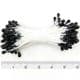 Flower stamen, black, 80 pieces [approximate], [ST1033]