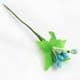 Flower stamen, blue, black, 10 pieces, [ST982]