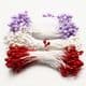 Flower stamen, Light purple, white, 240 pieces [approximate] 6cm, [ST698]