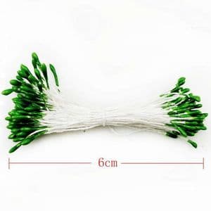 Flower stamen, Lime green, 90 pieces [approximate], [ST19A]