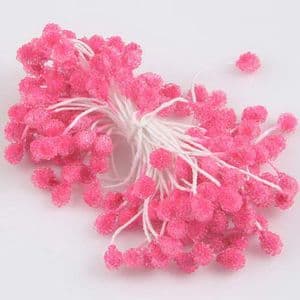 Flower stamen, Magenta, 80 pieces (approximate), [ST360a]
