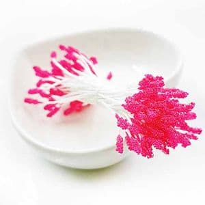 Flower stamen, Magenta, 90 pieces [approximate], [ST1328]