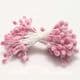 Flower stamen, pink, 100 pieces (approximate), 6cm, (ST689)