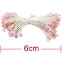 Flower stamen, pink, 80 pieces [approximate], [ST694A]