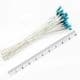 Flower stamens with wire cord, Teal, 50 pieces [approximate], 10cm, [ST1426]