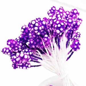 Foam Flower stamen, Dark purple, 80 pieces [approximate], [ST1555a]