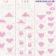 Four size pack, 3, 4, 5, 6 inch (7.5, 10, 12.5, 15 cm) square, 100 sheets, (c05)