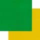 Green and yellow, 6 inch (15 cm) square, 15 sheets, (C211k)