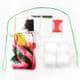 Handmade nylon product Set of materials, Apple, 2.8cm x 4cm, 4g, [XS085]