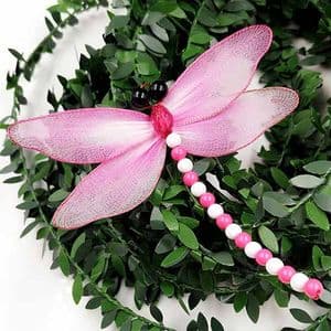 Handmade nylon product Set of materials, Dragonfly, 11cm x 11cm, 3 Dragonfly, [XS079]