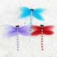 Handmade nylon product Set of materials, Dragonfly, 11cm x 11cm, 3 Dragonfly, [XS082]