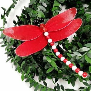 Handmade nylon product Set of materials, Dragonfly, 11cm x 11cm, 3 Dragonfly, [XS082]