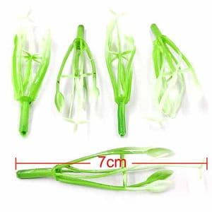 Lily Flower stamen, Plastic, Bright green, 7cm, 5 pieces, [ST1523]
