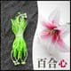 Lily Flower stamen, Plastic, green, 8.5cm, 10 pieces, (ST556)