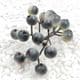 Little fruit, foam, Teal, 2 bunches [each bunch has 9 berries], [ST1153]