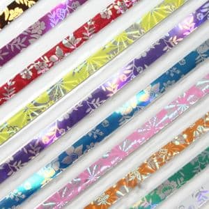 Lucky stars, Assorted colours, 24.8cm x 0.9cm, 50 sheets, (CH277)