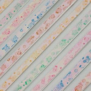 Lucky stars, Assorted colours, 25.5cm x 1cm, 60 sheets, (CH231)