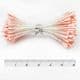 Matt bulb Stamens, pink, Matt [not shiny], 220 pieces [approximate], [ST1356]