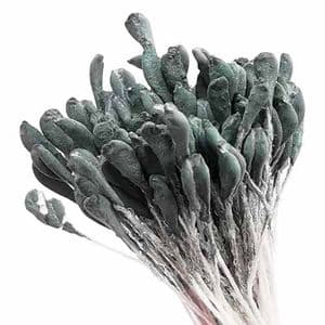Matt cereal Stamens, blue, Matt [not shiny], 160 pieces [approximate], [ST1581]