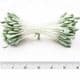Matt cereal Stamens, green, Matt [not shiny], 170 pieces [approximate], [ST1475]