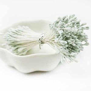 Matt cereal Stamens, Light blue, Matt [not shiny], 170 pieces [approximate], [ST1360]