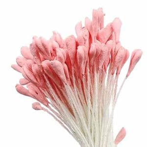 Matt cereal Stamens, Magenta, Matt [not shiny], 170 pieces [approximate], [ST1474]