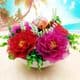 Mesh Nylon flower making kit, 5 flowers, 13cm [diameter of flowers], Peony and Fish, 1 Fish, [XS066]
