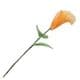 Mesh Nylon flower making kit, Pinkish red, orange, 5 flowers, 4.7cm x 6.2cm [diameter of flowers], Calla, [XS042a]