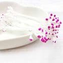 Micro stamens for cake decoration - Dual colour head, purple, 90 pieces [approx.], 7cm, [ST1634]
