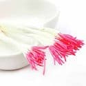 Micro stamens for cake decoration - Long head, Flower stamen, Magenta, 95 pieces, 8cm, [ST1505]