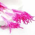 Micro stamens for cake decoration - Long head, Flower stamen, Magenta, 95 pieces, 8cm, [ST1506]