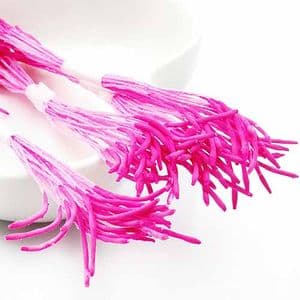 Micro stamens for cake decoration - Long head, Flower stamen, Magenta, 95 pieces, 8cm, [ST1506]