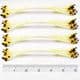 Micro stamens for cake decoration - Round head, Flower stamen, Yellow, 90 pieces, 6cm, [ST1629]