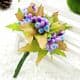 Mini Bouquet Flower Stamen - Big Glass Head, Light purple, 10 pieces, Long 9cm, [ST1120]