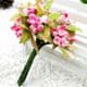 Mini Bouquet Flower Stamen - Big Glass Head, Magenta, 10 pieces, Long 9cm, [ST1124]