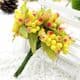 Mini Bouquet Flower Stamen - Big Glass Head, Yellow, 10 pieces, Long 9cm, [ST1122]
