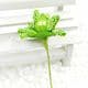 Mini Bouquet Flower Stamen - Imitation Pearl, Bright green, 10 pieces, Long 9cm, [ST1137]