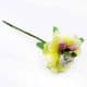 Mini Bouquet Flower Stamen - with petal, Yellow, 6 pieces, Long 10.5cm, [ST1104a]