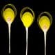 Nylon Peacock petals, wires and Nylon, Yellow, 11cm x 3.5cm, 3 pieces, [WWS0012]