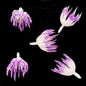 Other flower stamen, Plastic, Dark purple, 1.4cm, 5 pieces, [ST1552]