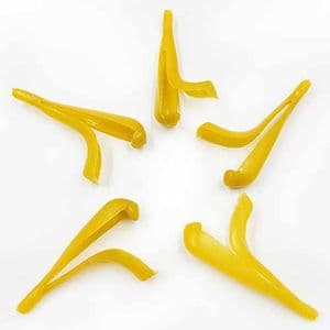 Other flower stamen, Plastic, Yellow, 4.5cm [approximate], 5 pieces, [ST1550]