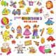 Paper folding class 2, 6 inch (15 cm) square, 25 sheets, (ok342)