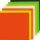 Paper folding class 2, 6 inch (15 cm) square, 25 sheets, (ok342)