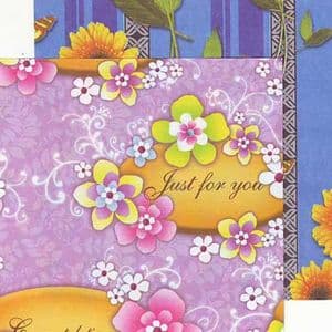 Pattern paper, 15cm square, 20 sheet, (CSZ0006)