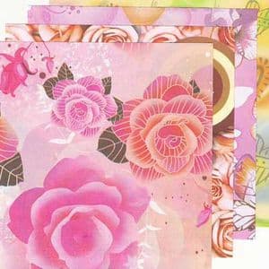 Pattern paper, 15cm square, 20 sheet, (CSZ0031)