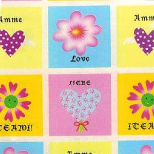 Pattern paper ky136, 15cm square, 15 sheet, (ky136)