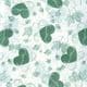 Patterns Shoyu Paper - green heart, 6 inch (15 cm) square, 15 sheets, (YHZ033)