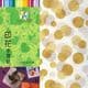 Patterns Shoyu Paper - yellow Dots, 6 inch (15 cm) square, 15 sheets, (YHZ062)