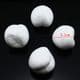 Peaches, foam, white, 3.5cm x 3.5cm x 3.5cm, 15 pieces, (ST640)